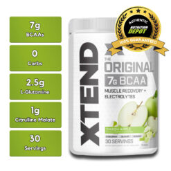 XTEND BCAA, SMASH APPLE, 30 SERVING nutritional information