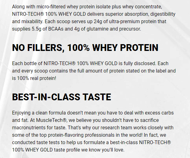 Muscletech Nitrotech 100% Whey Gold, Double Rich Chocolate, 8 Lbs 19