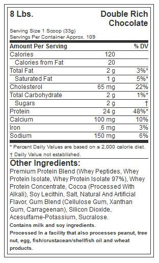 NUTRITION INFO
