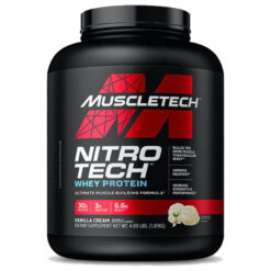 Muscletech Nitrotech Protein, Vanilla Cream, 4 Lbs