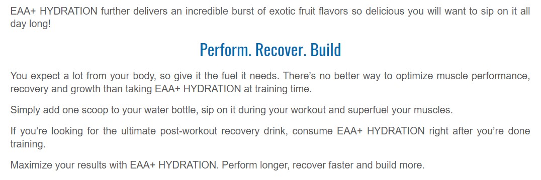 Nutrex EAA+ Hydration, Blood Orange, 30 Serving 4