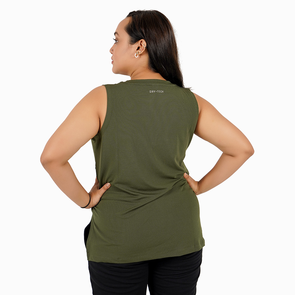 SheActive Perform Dry-TECH Arm Tank (Olive) 4