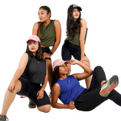 SheActive Perform Dry-TECH Boxer Crop Top (Olive) 10