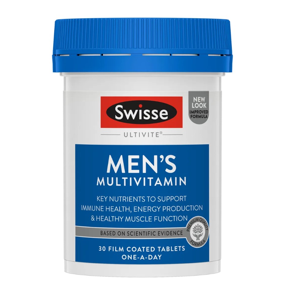Swisse Men's Ultivite Multivitamin, 30 Tablets 1