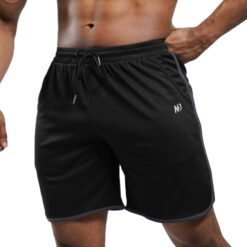 ND TRAINING SHORTS - BLACK GREY