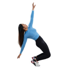 SheActive Infinity Long Sleeve Training Crop - Blue 7