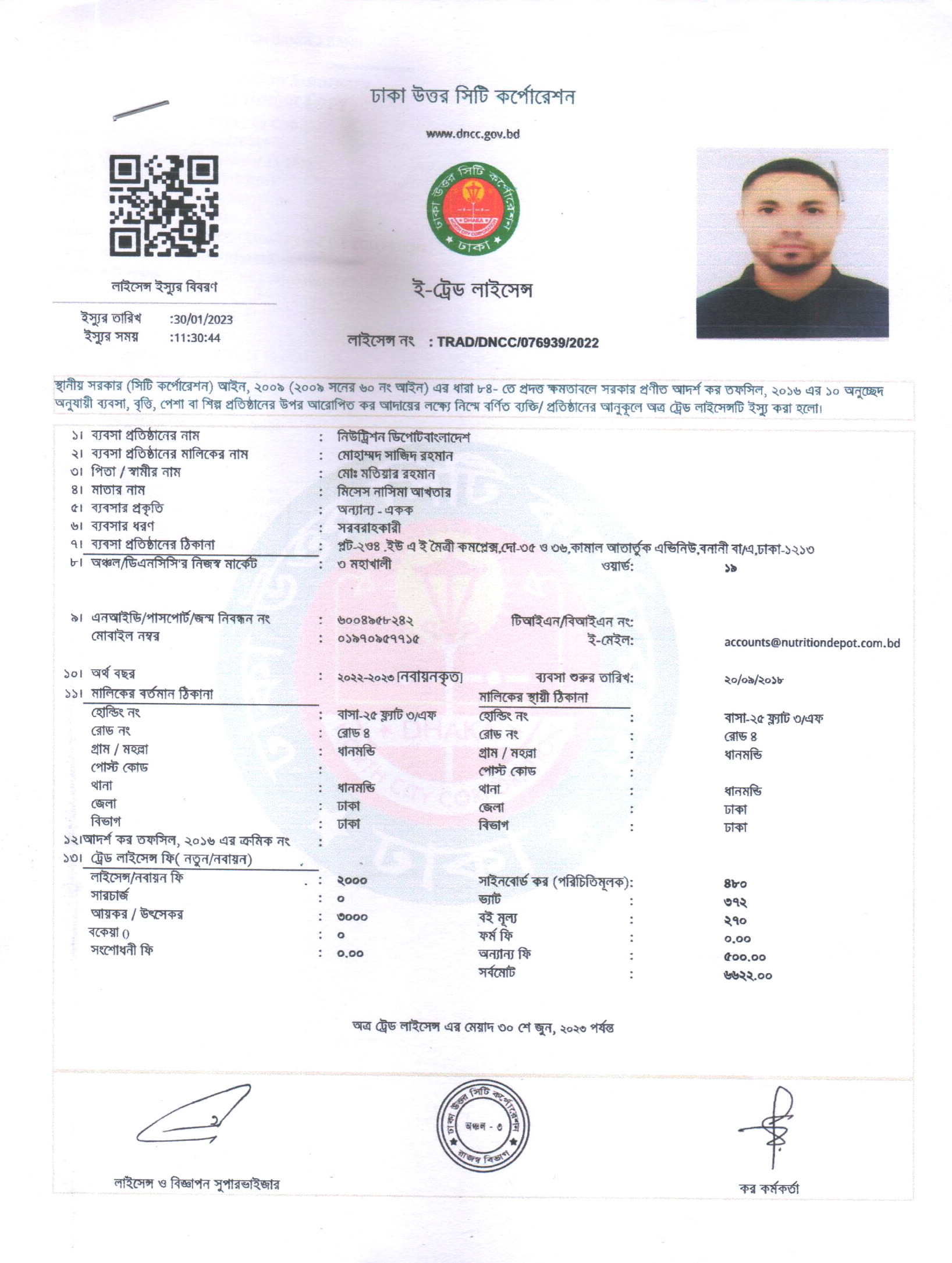 Trade License 1