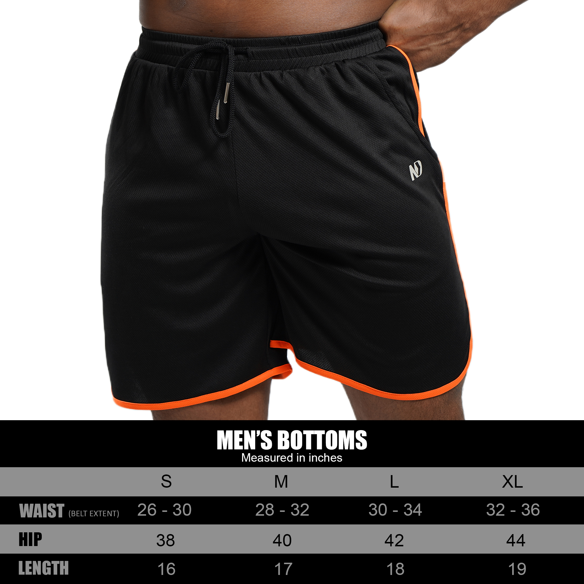 ND Training Shorts – Blue Grey 8