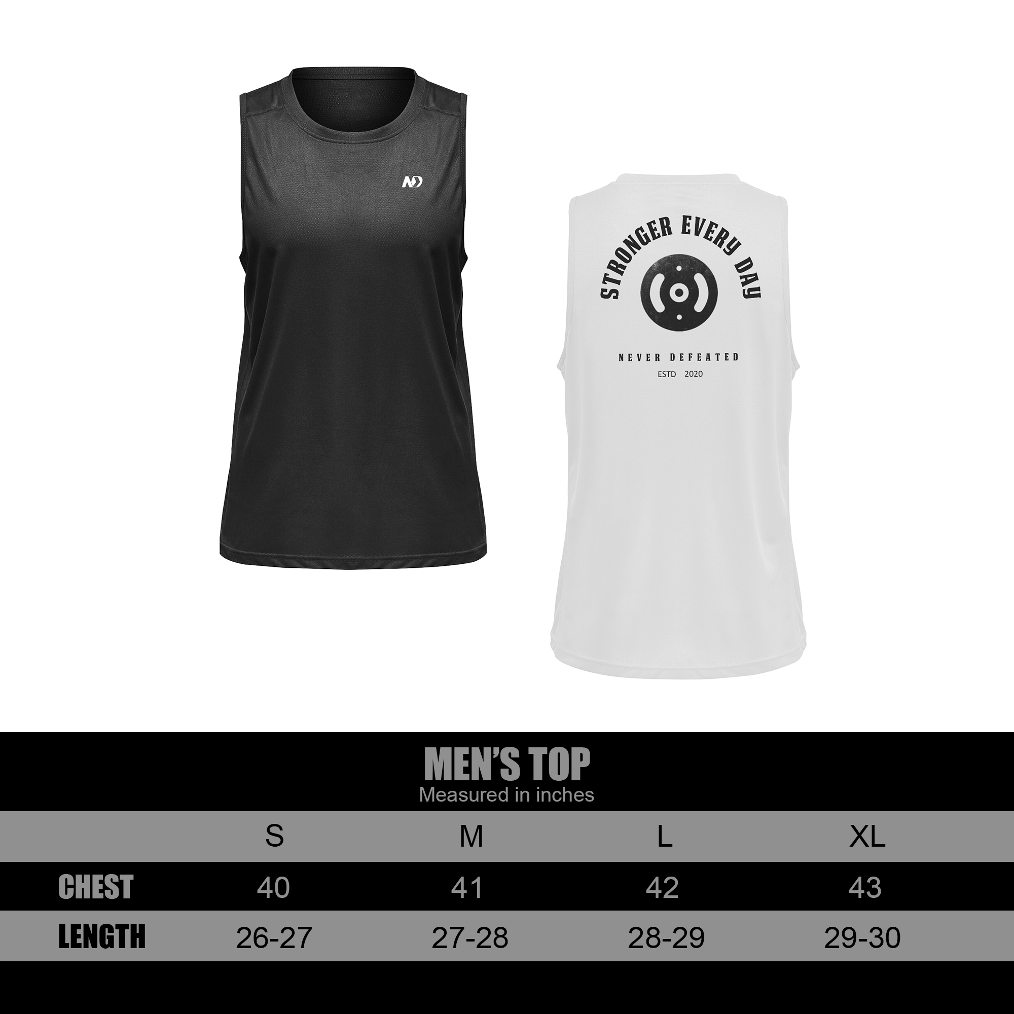 ND Essential Tank Top - Printed Off-White 10