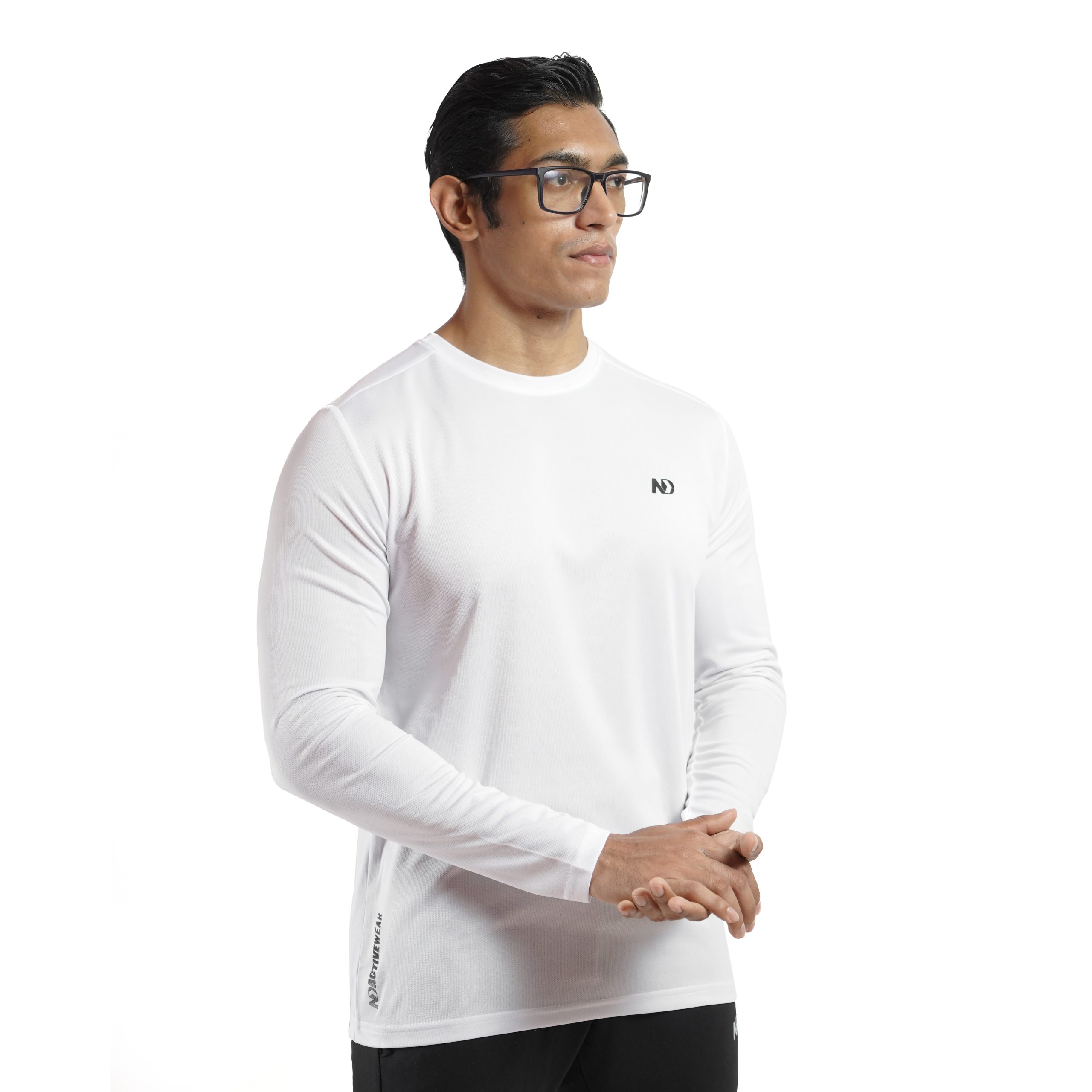 ND Training Long Sleeve - White 1