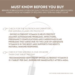 Swisse Ultiboost Vitamin D, 90 Tablets 8