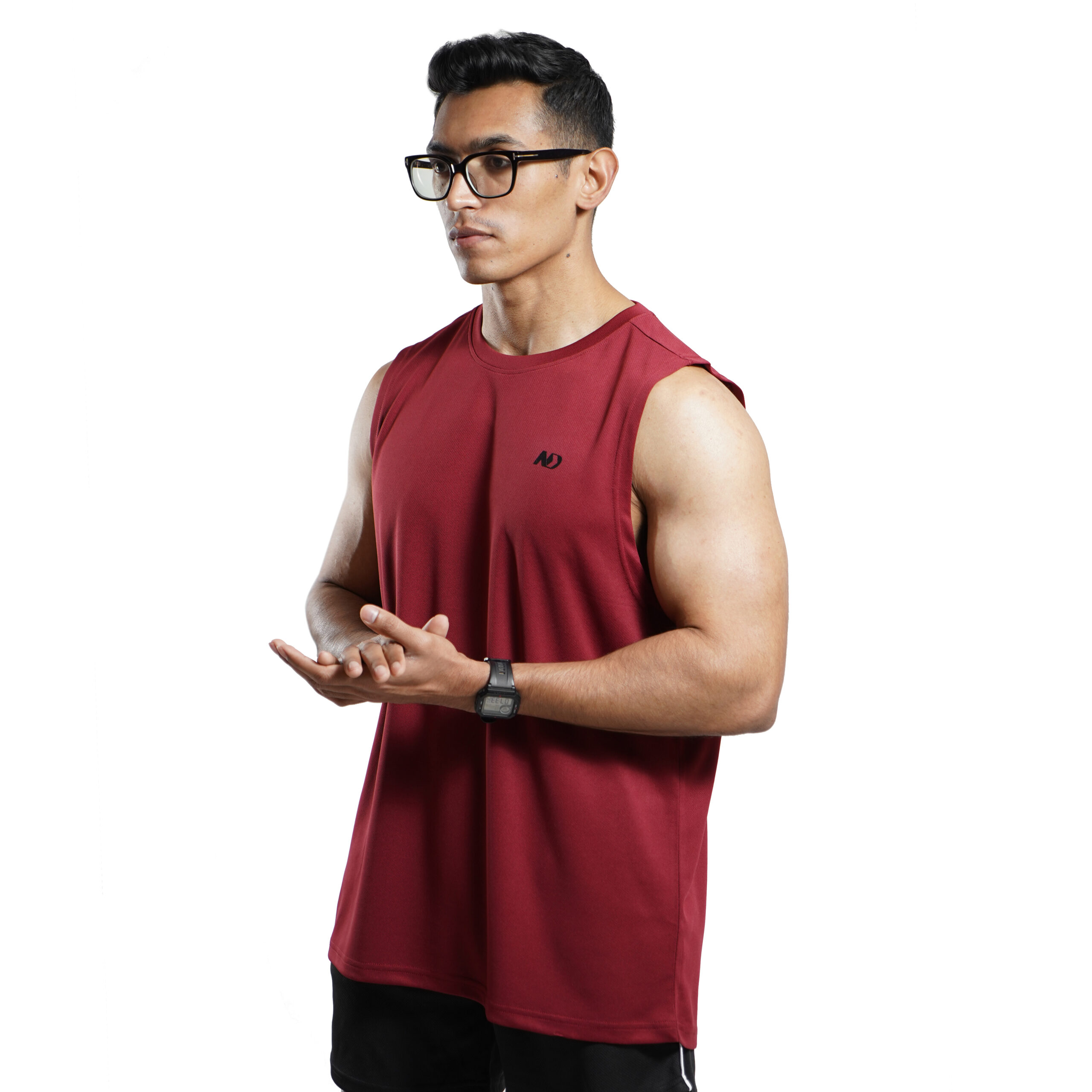 ND Training Tank - Burgundy V2 1