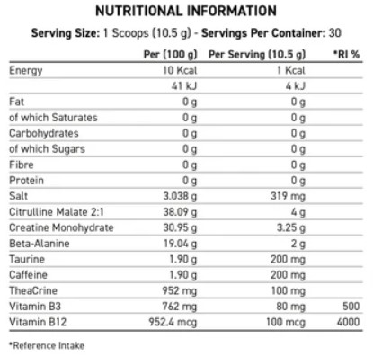 Applied Nutrition ABE Ultimate Pre Workout, Icy Blue Raz, 1 Serving 3