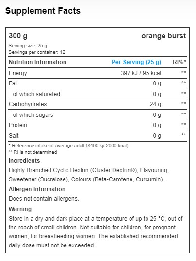 Applied Nutrition CARB-X, Fruit Burst, 300gm 8