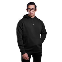 ND Essential Drop Shoulder Hoodie - Black 9