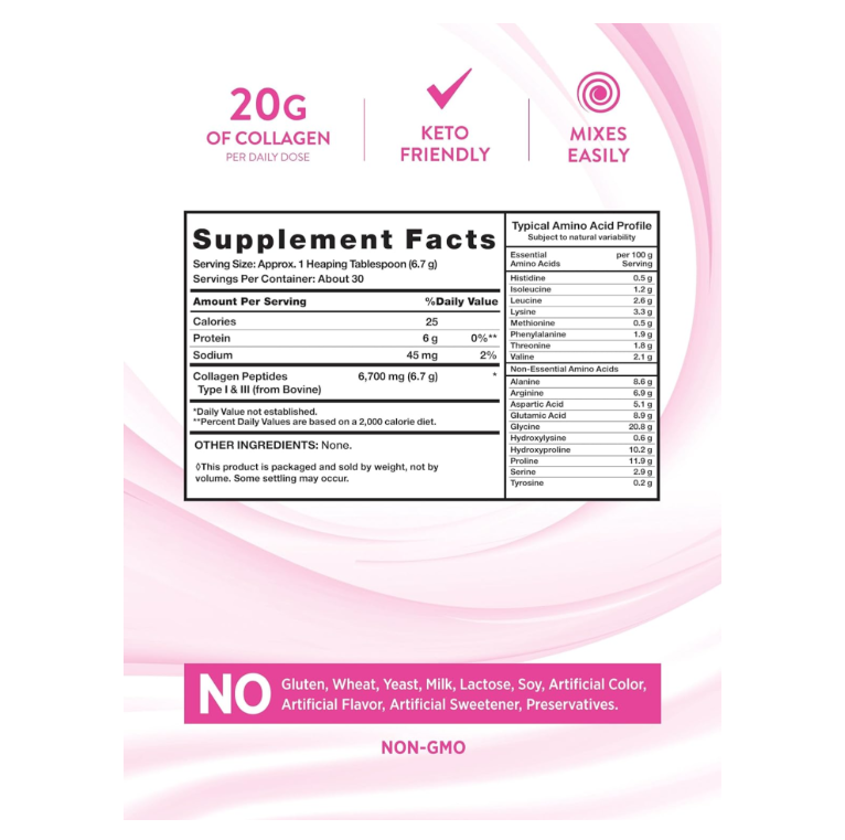 Nature's Truth Ultra Collagen Powder, 30 Serving 3