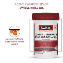 Swisse Ultiboost Clinical Strength Deep Sea Krill Oil, 30 Capsules 11