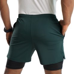 ND Performance 2 In 1 Shorts – Beret Green 8