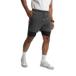 ND Performance 2 In 1 Shorts – Graphite 8
